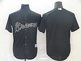 Braves Blank Black 2019 Players' Weekend Player Jersey,baseball caps,new era cap wholesale,wholesale hats